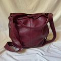 Vintage Red Leather Multi Way Bag
