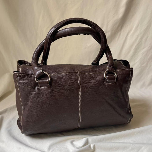 Vintage Minimalist Boxy Leather Bag