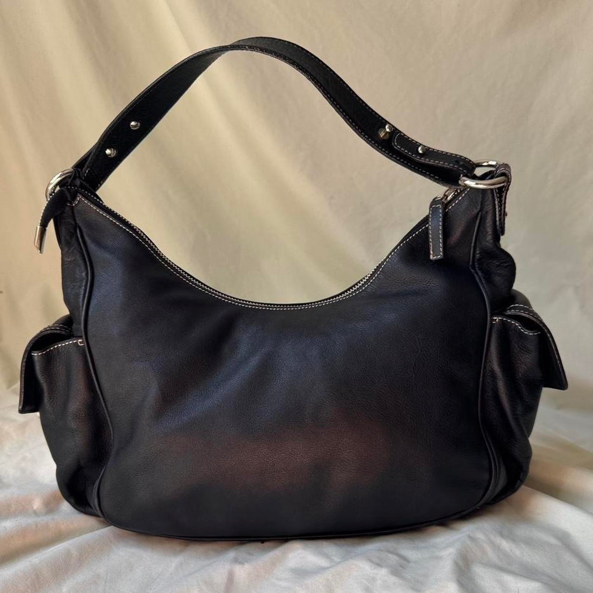 Vintage Y2K Lock & Key Hobo Bag