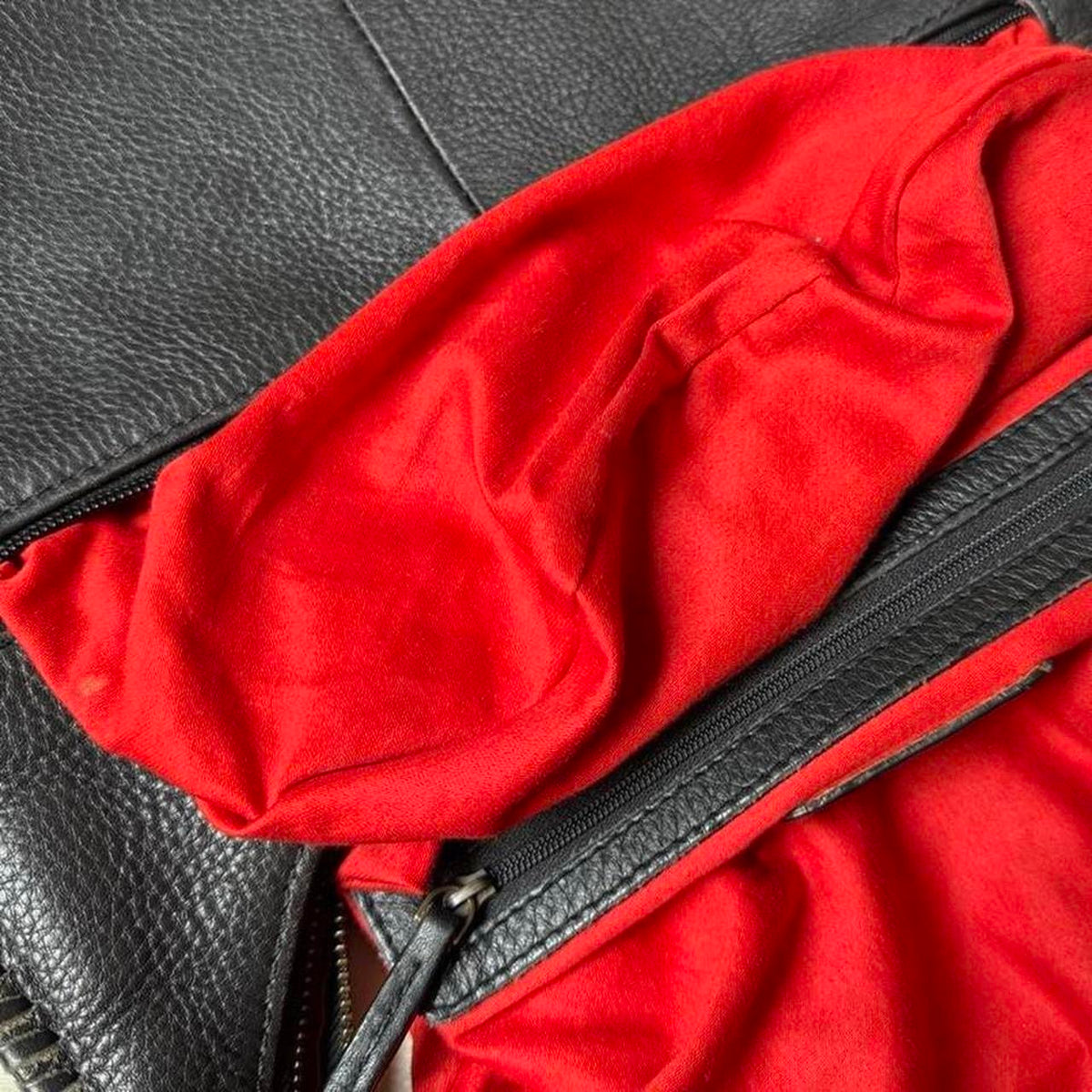 Vintage Leather Moon Hobo Bag