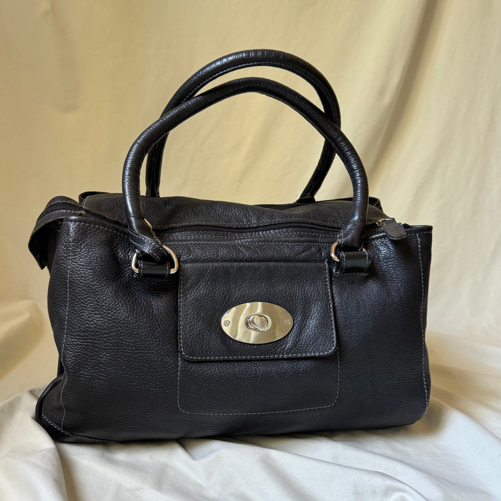 Vintage Minimalist Boxy Leather Bag