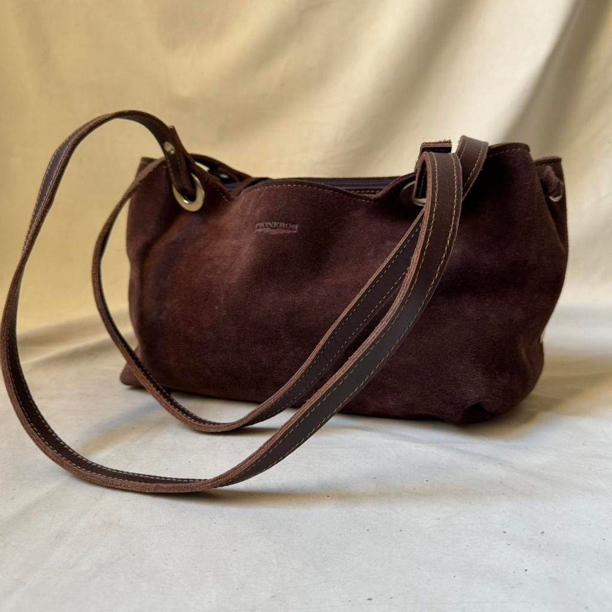 Chocolate Brown Suede Bag