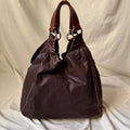 Vintage Italian leather hobo bag